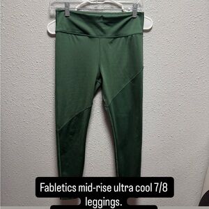 Fabletics Dark Green 7/8 Leggings